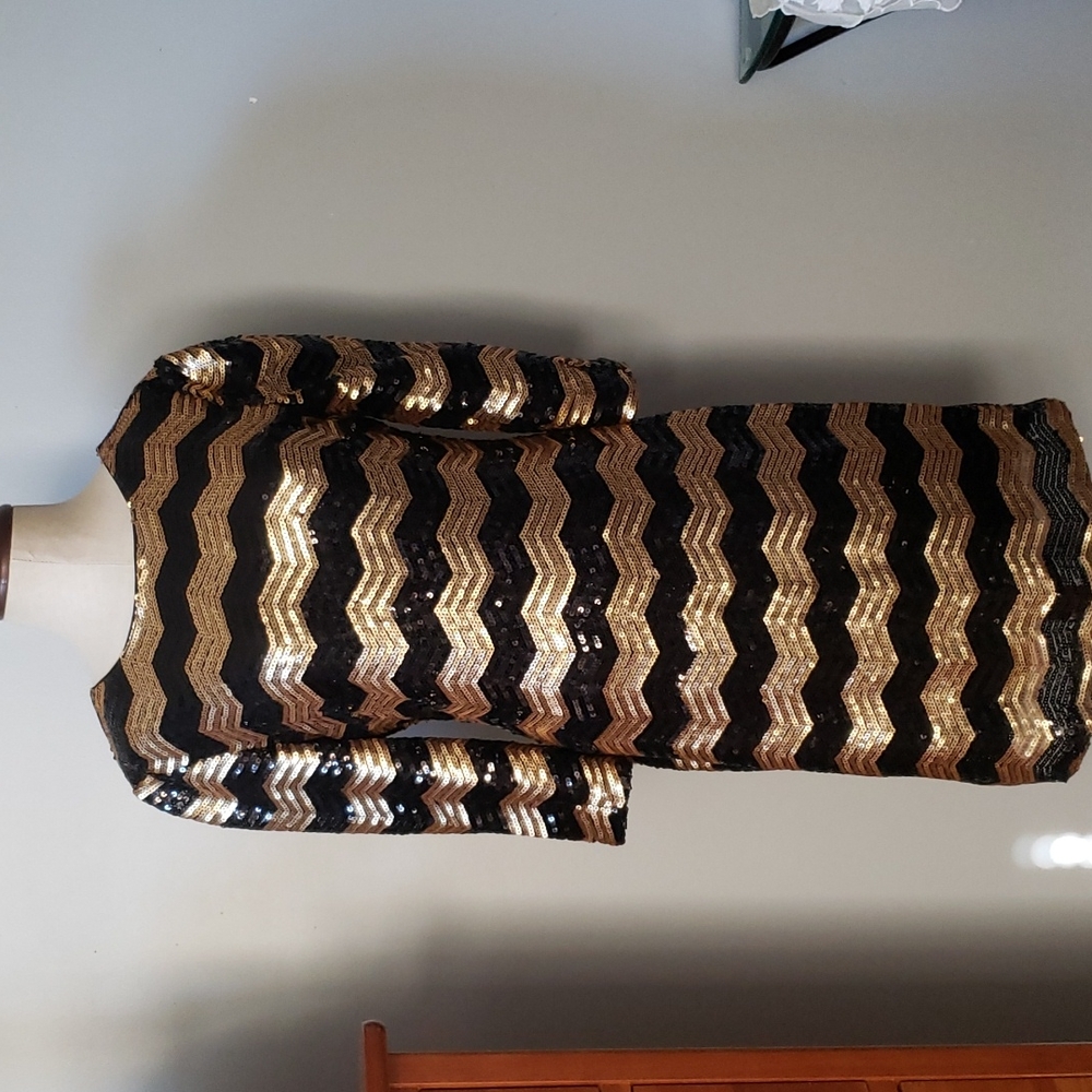 GIANNI BINI SEQUENCE DRESS